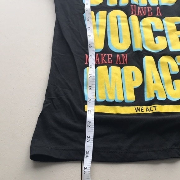 Nwt Me to We Take a stand have a voice make an impact graphic t shirt Small - Picture 11 of 11